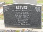 REEVES Nancy Edith 1920-1971 & Stephen 1923-1974