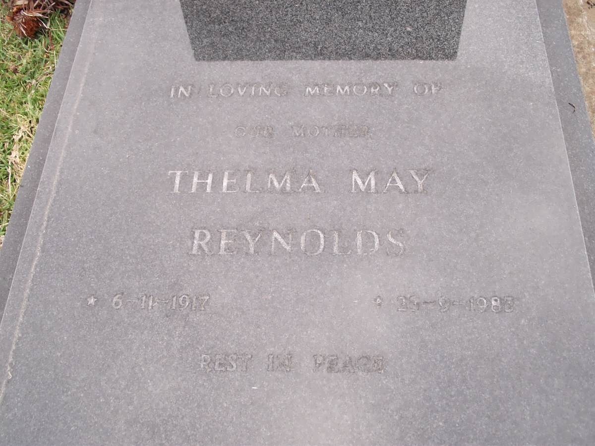 REYNOLDS Thelma May 1917-1983