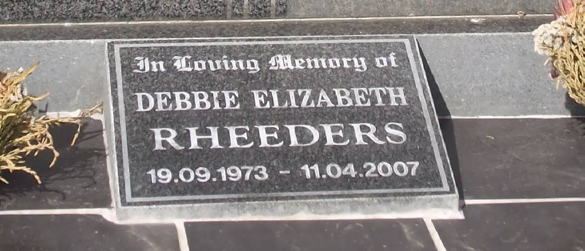 RHEEDERS Debbie Elizabeth 1973-2007