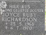RICHARDSON Joyce Ruby 1968-1970