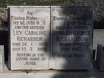 RICHARDSON Edward George 1900-1967 & Lily Caroline 1902-1966