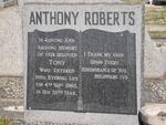 ROBERTS Anthony G.T. -1962