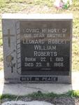 ROBERTS Leonard Robert William 1910-1968