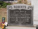 ROBERTS Charles Bert 1896-1964 & Marion 1902-1976
