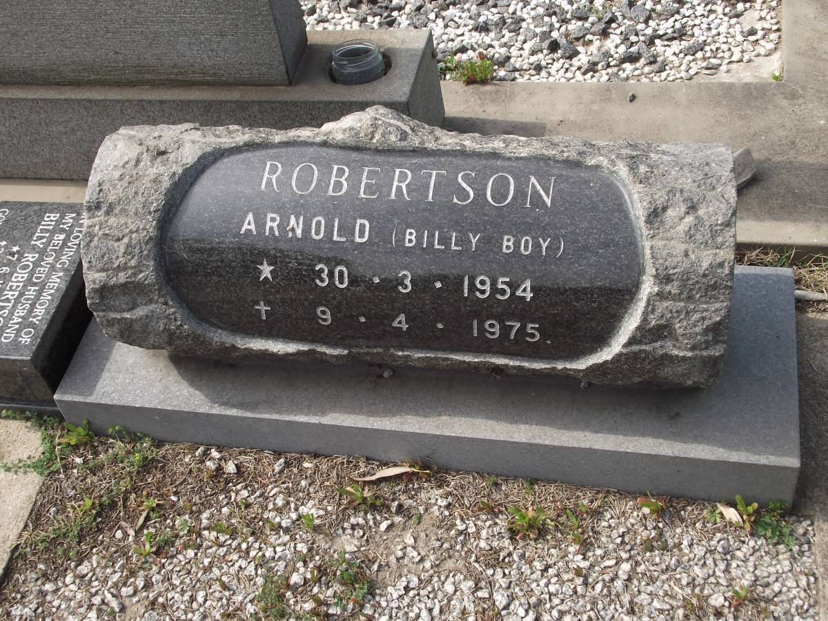 ROBERTSON Arnold 1954-1975