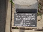ROBERTSON Billy 1928-2009