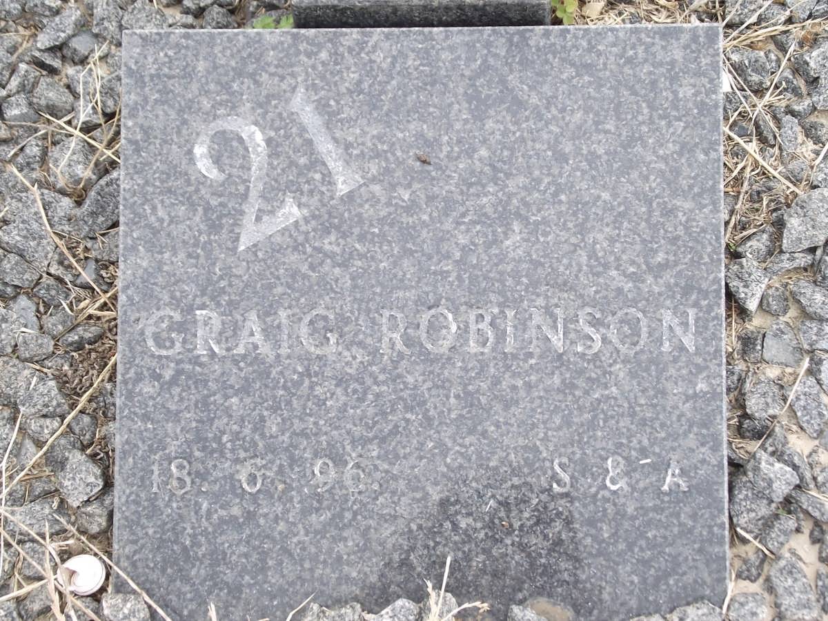 ROBINSON Craig 1996-