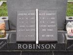 ROBINSON Joseph Henry 1910-1979 & Alice Dorothy 1916-1992