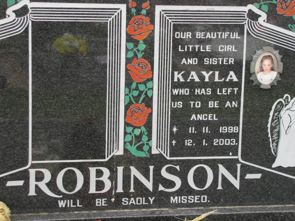 ROBINSON Kayla 1998-2003