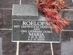 ROELOFSE Maria 1922-2004