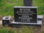 ROLFSE Maria Magdalena 1918-2001