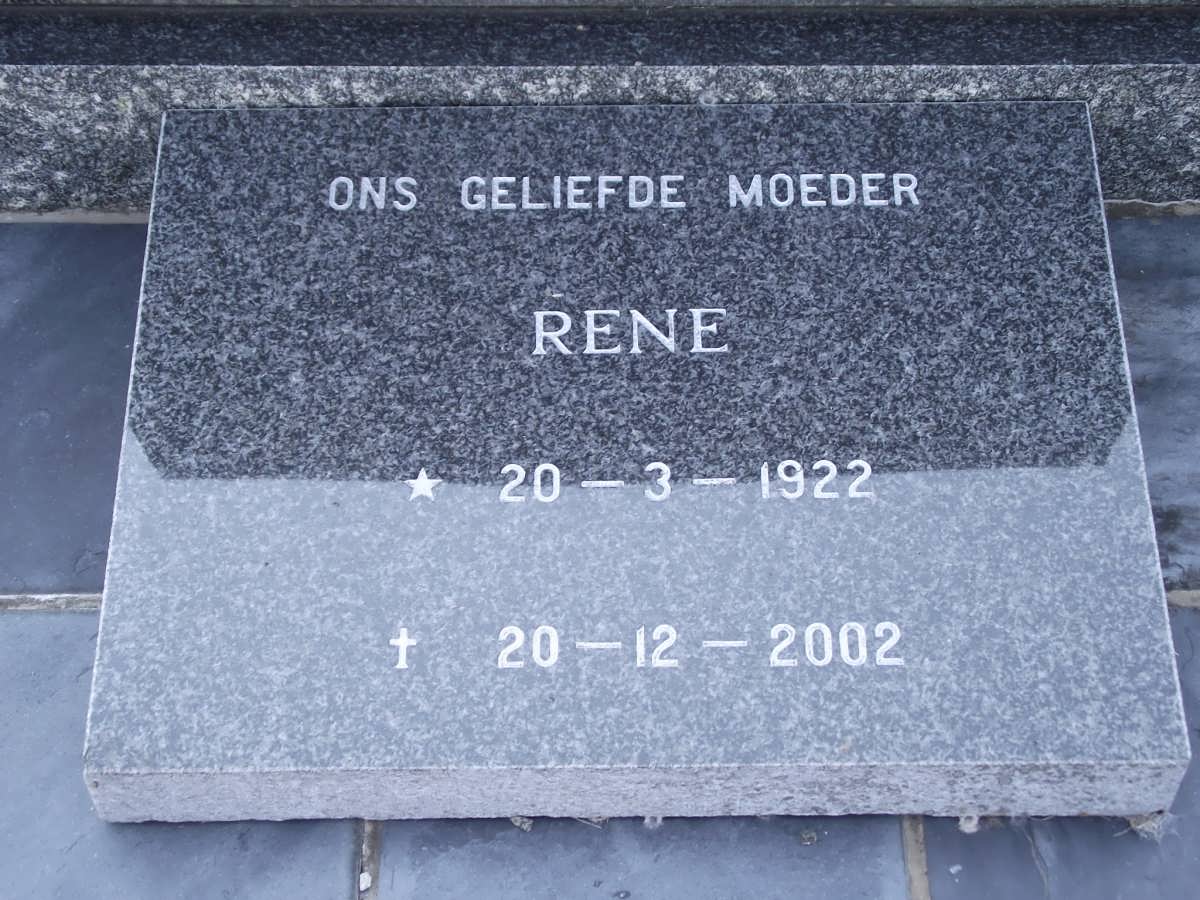 ROSSLEE Rene 1922-2002