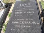 ROUX David Jacobus 1916-1982 & Ana Catharina ZIKMANN 1917-