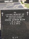 ROW Cecil Edwin 1908-1975