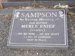 SAMPSON Merle Enief 1916-2001