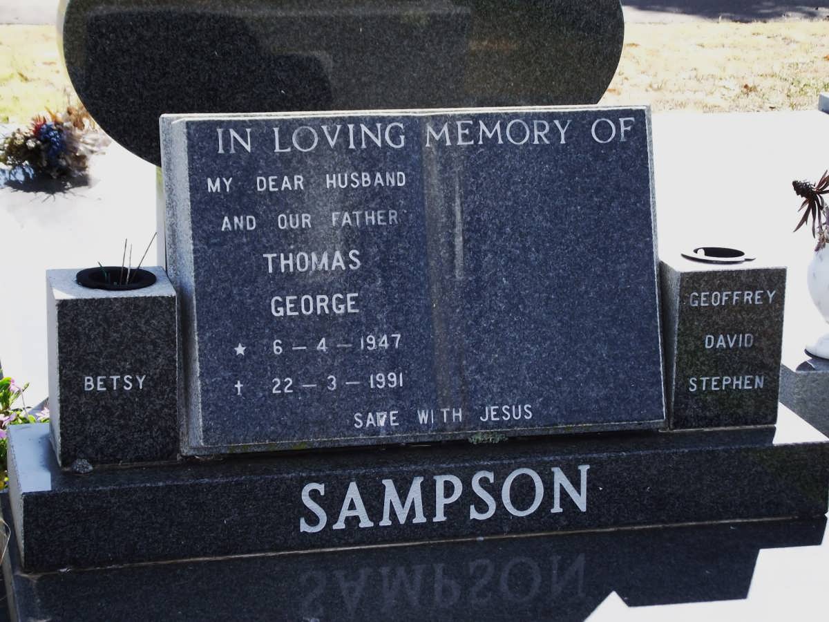 SAMPSON Thomas George 1947-1991