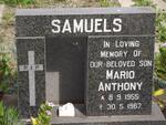SAMUELS Mario Anthony 1955-1967