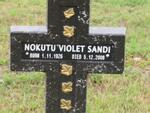SANDI Nokutu Violet 1926-2008