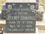 SCHECKLE Jeffrey 1956-1965