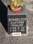 SCHMELZER Clifford Foulds 1922-1988