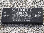 SCHOLTZ Johan Theodorus 1949-1997