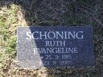 SCHONING Ruth Evangeline 1915-2005