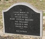 SELLARS Mary Cecilia nee WILLIAMS 1920-1964