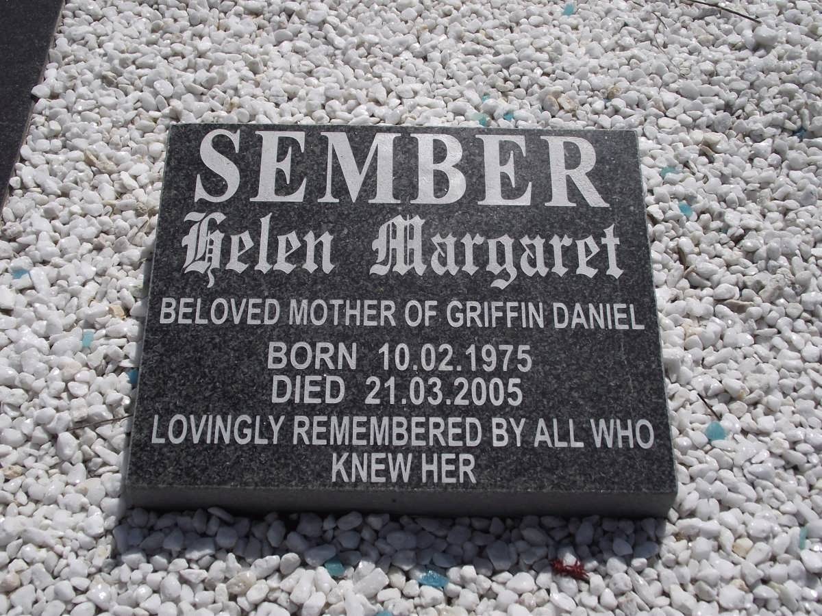 SEMBER Helen Margaret 1975-2005