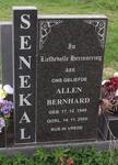SENEKAL Allen Bernhard 1949-2009