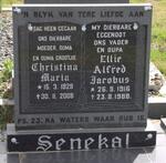 SENEKAL Alfred Jacobus 1916-1988 & Christina Maria 1929-2008