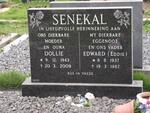 SENEKAL Edward 1937-1987 & Delores D. 1943-2009