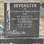 SEVENSTER Hildegard 1922-1987