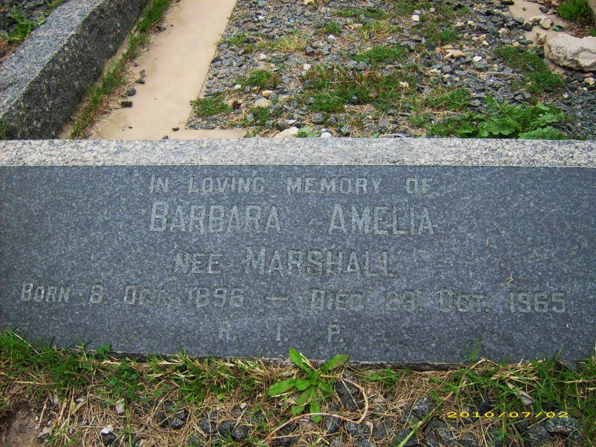 SHEEHAN Barbara Amelia nee MARSHALL 1896-1965