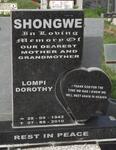 SHONGWE Lompi Dorothy 1942-2010