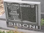 SIBONI John Yandisa 1939-2008