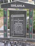 SIHLAHLA Zandile Margaret 1963-2007