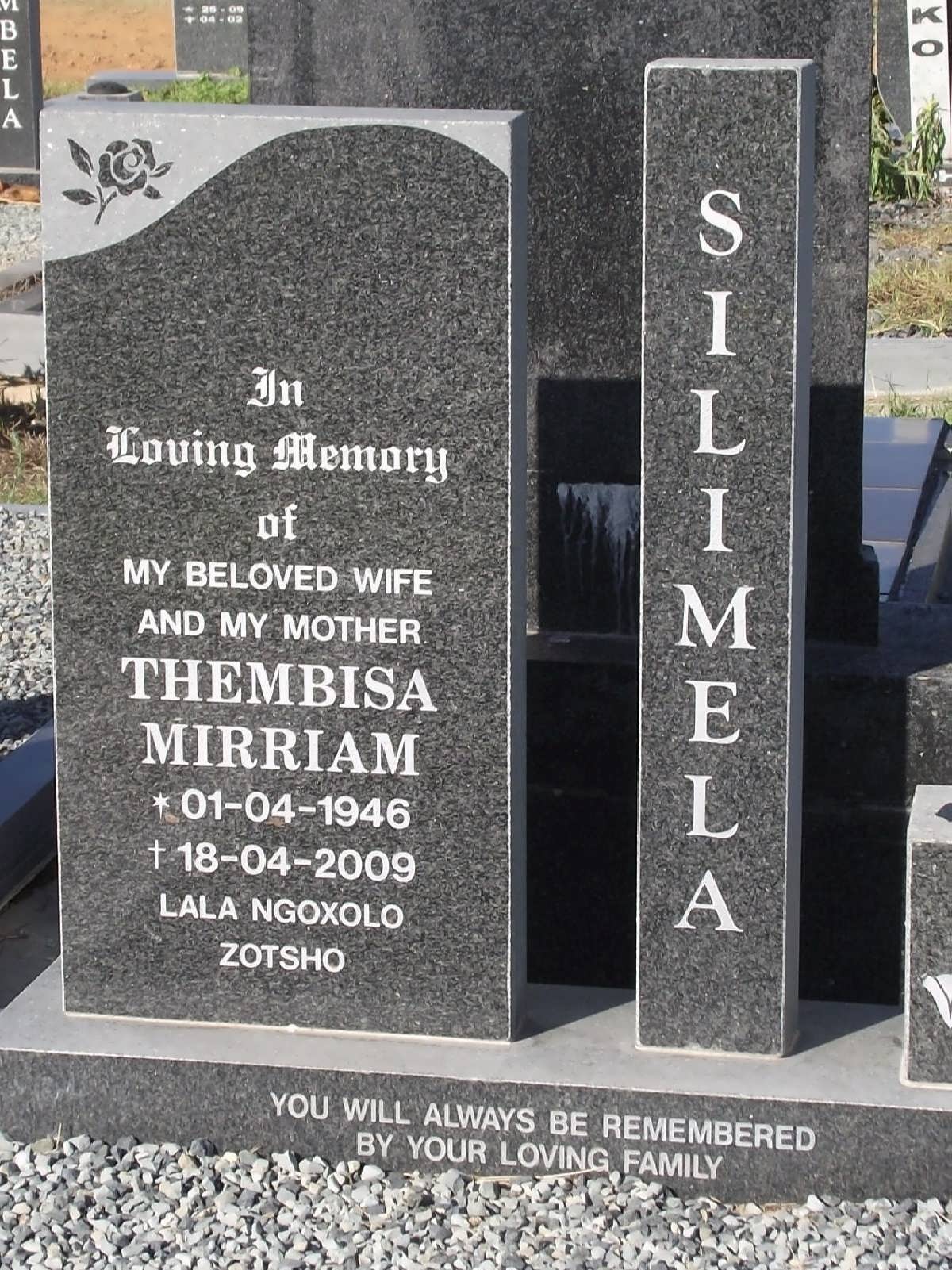 SILIMELA Thembisa Mirriam 1946-2009