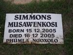 SIMMONS Musawwenkosi 2005-2005