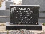 SIMON Frank Walters 1908-1983 :: BUTTERWORTH Alison Stella formerly SIMON 1916-1999
