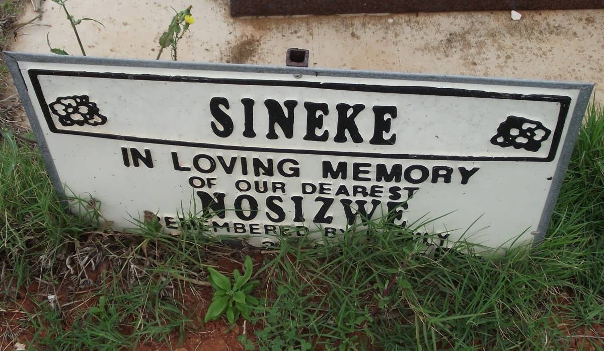 SINEKE Nosizwe 1975-2006
