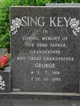 SING KEY George 1918-1995