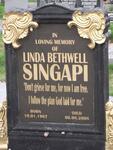 SINGAPI Linda Bethwell 1967-2008