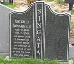 SINGATA Notemba Nosakhele 1948-2009