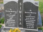 SIWISA Nozipho Maureen 1961-2007 :: SIWISA Nosipho Doreen 1961-2007.
