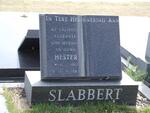 SLABBERT Hester 1913-1983