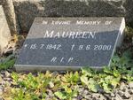 SLABBERT Maureen M. 1942-2000