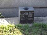 SLABBERT Pauline 1912-1970