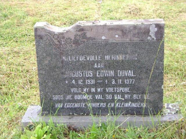 DUVAL Augustus Edwin 1931-1977