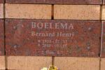 BOELEMA Bernard Henri 1925-2010
