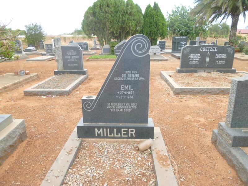 MILLER Emil 1892-1964